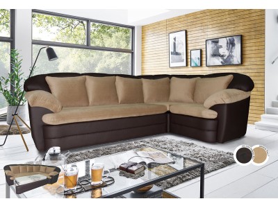 Γωνιακός καναπές Monaco με λειτουργία ύπνου